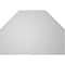Ekena Millwork Octagonal Top Surface Mount PVC Gable Vent w/ 2"W x 2"P Brickmould Sill Frame, 26"W x 18"H GVPOT26X1803SN - alternate 4